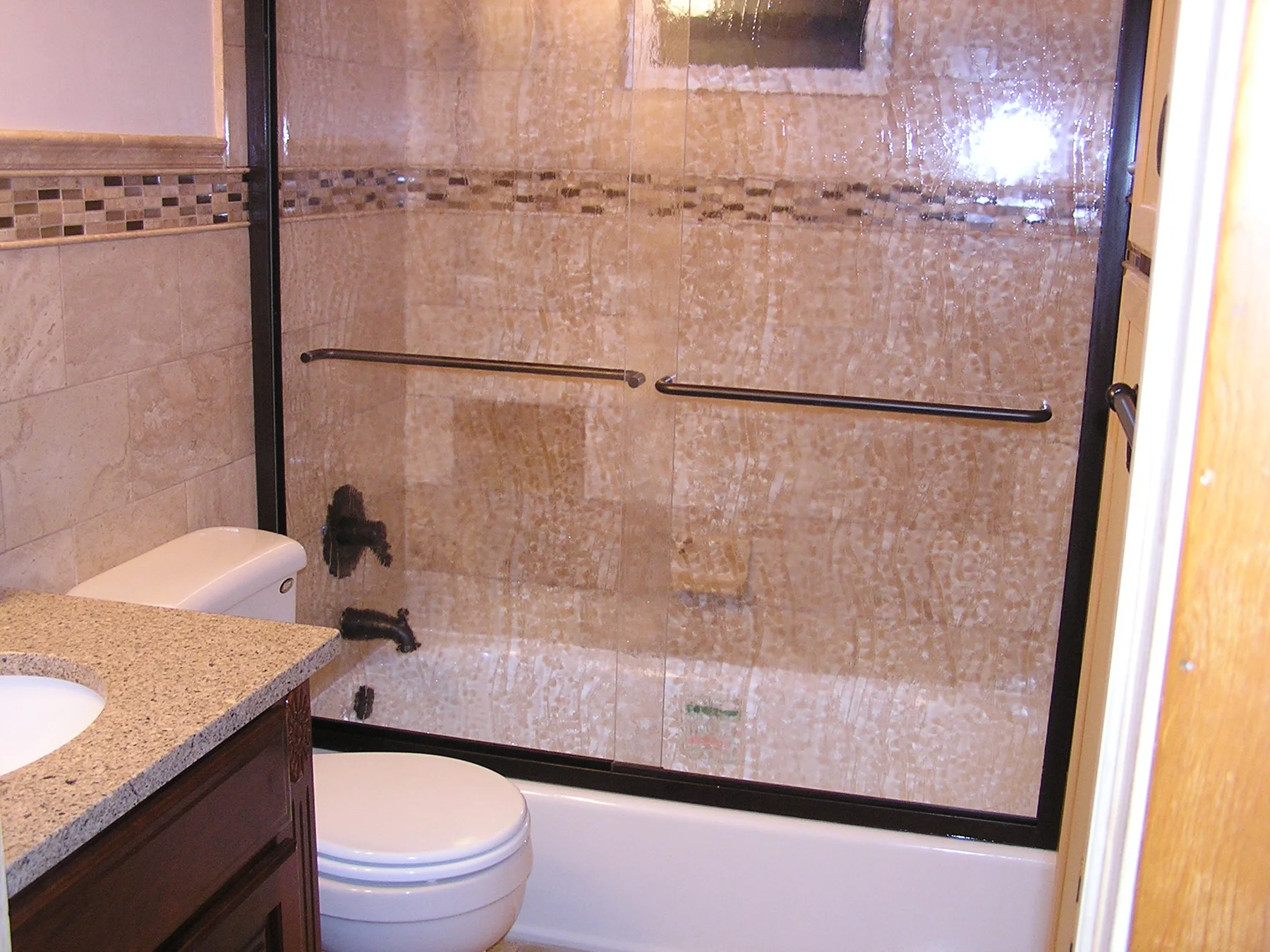 Italian Travertine Bathroom in Apple Valley